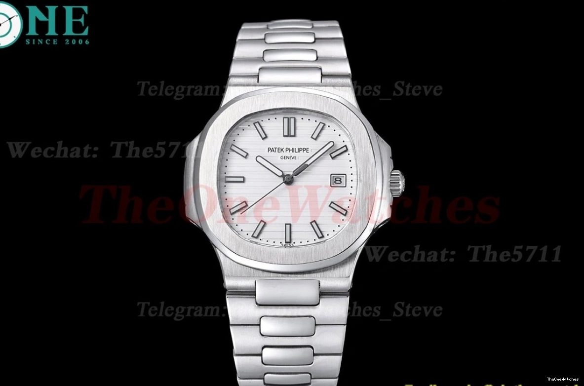 MY8215 SS White Dial GDF 5711 40mm SS Nautilus 0309